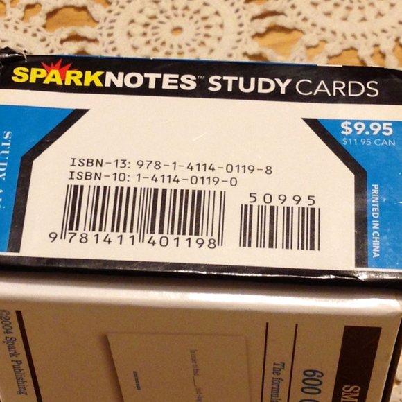 Sparknotes Chemistry Study Card set - Picture 6 of 9